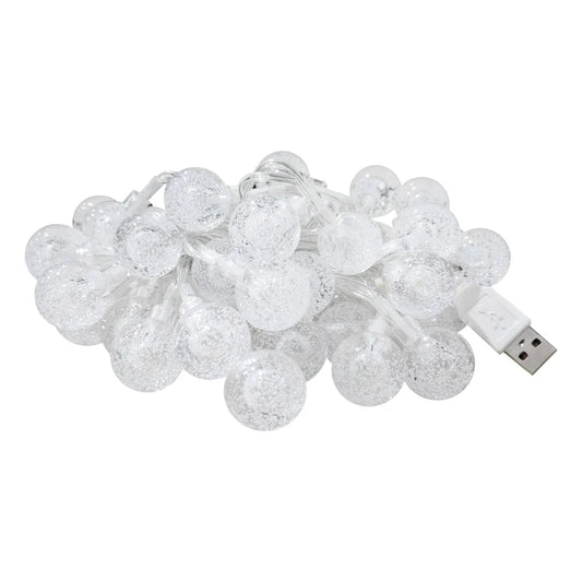 WHS Blackdeer 2.3cm Crystal Bubble String Light USB 5m