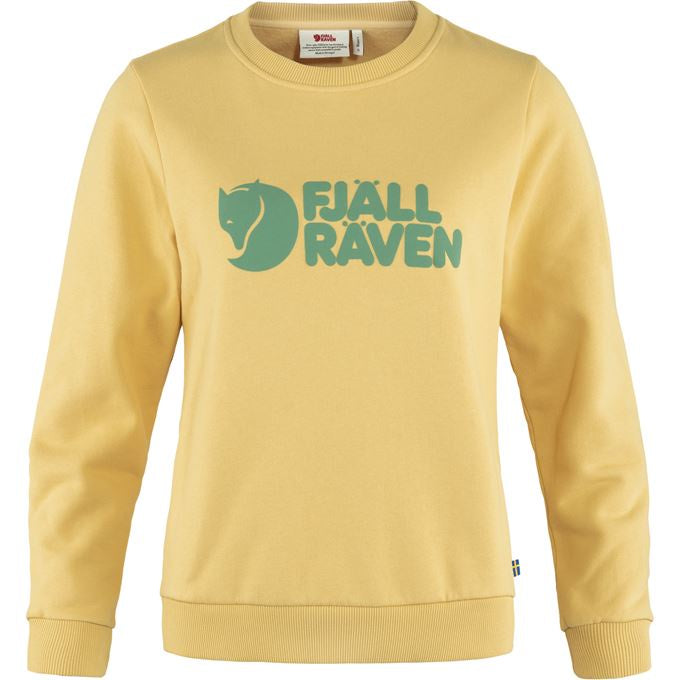 FR Fjällräven Logo Sweater Women Mais Yellow