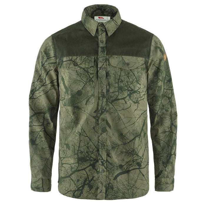 FR Varmland G-1000 Shirt Men Green Camo/Deep Forest