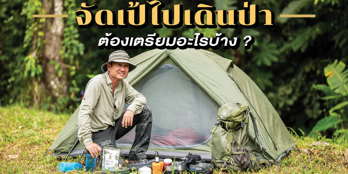 จัดของไปเดินป่า