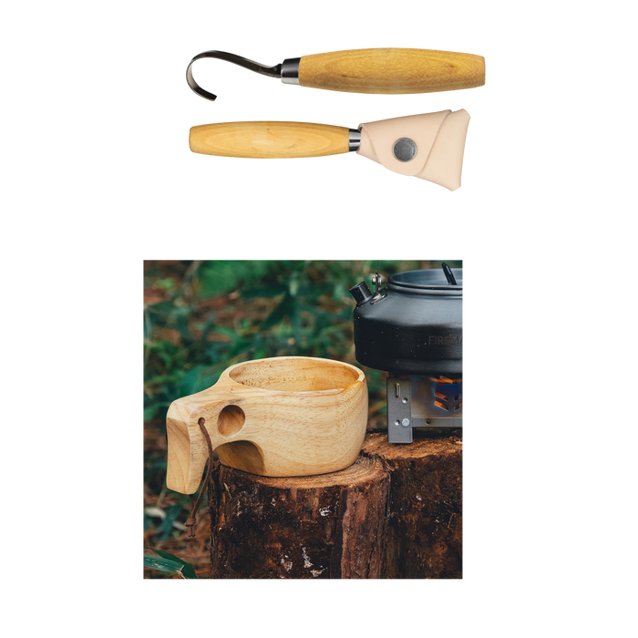 Bundle : Morakniv Hook Knife 164 Right (S) และ Fire-Maple Kuksa