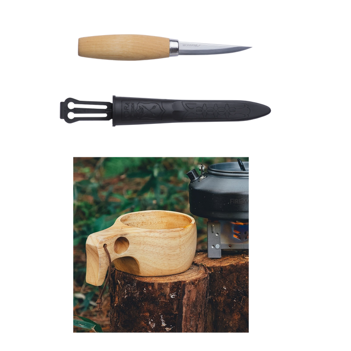 Bundle : Morakniv Carving 106 Laminate Steel และ Fire-Maple Kuksa