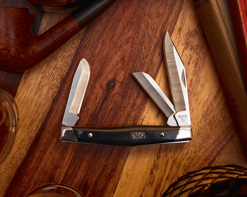 Buck 301 Stockman Wood Handle