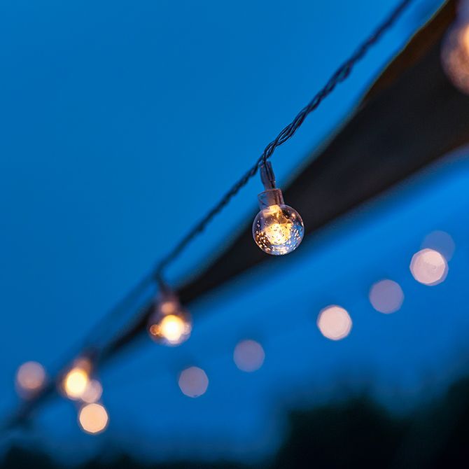 Blackdeer 2.3cm Crystal Bubble String Light Solar 7m