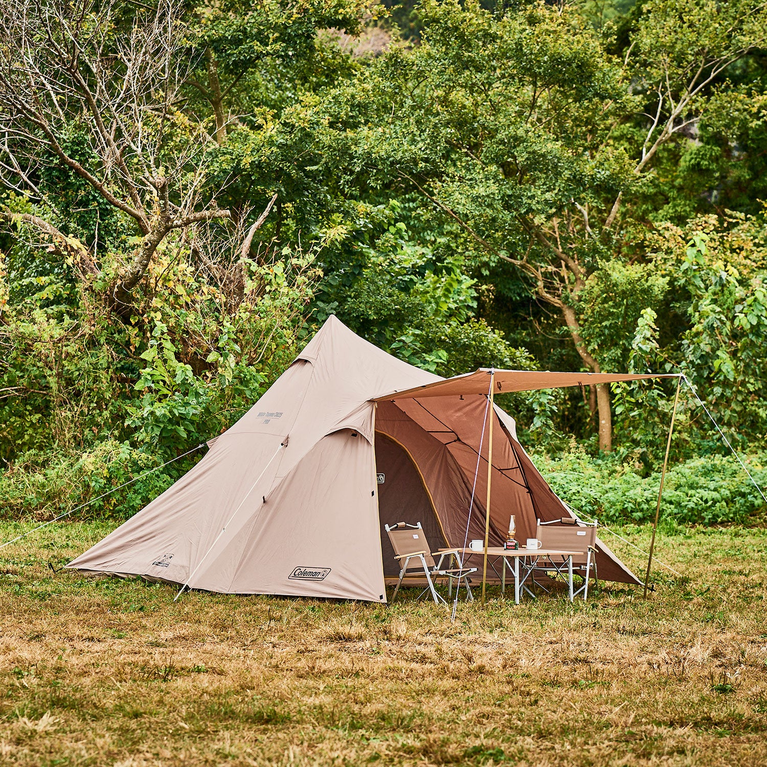 WHS Coleman JP Wide Tepee 3025 Greige 2185613 — Thailandoutdoorshop