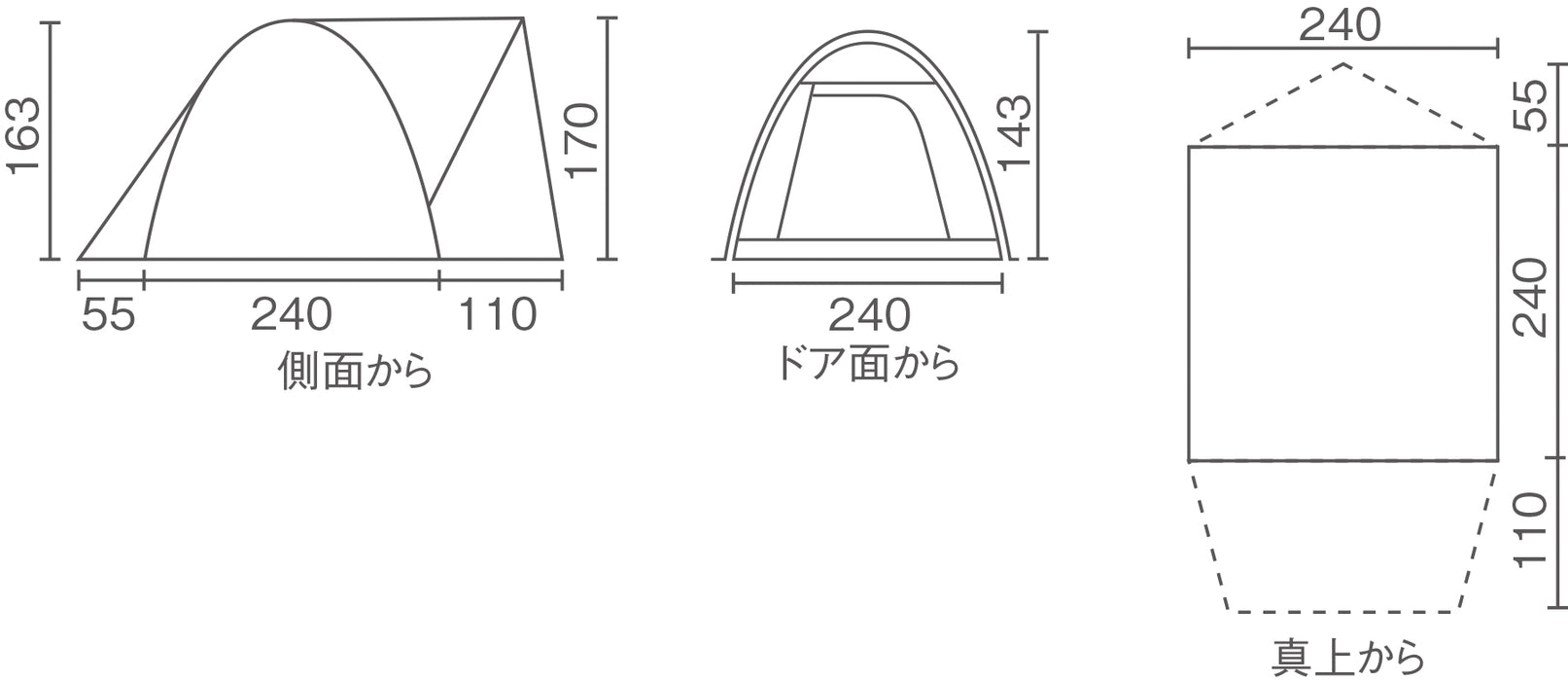 Coleman JP Instant-Up Dome 240 2185719