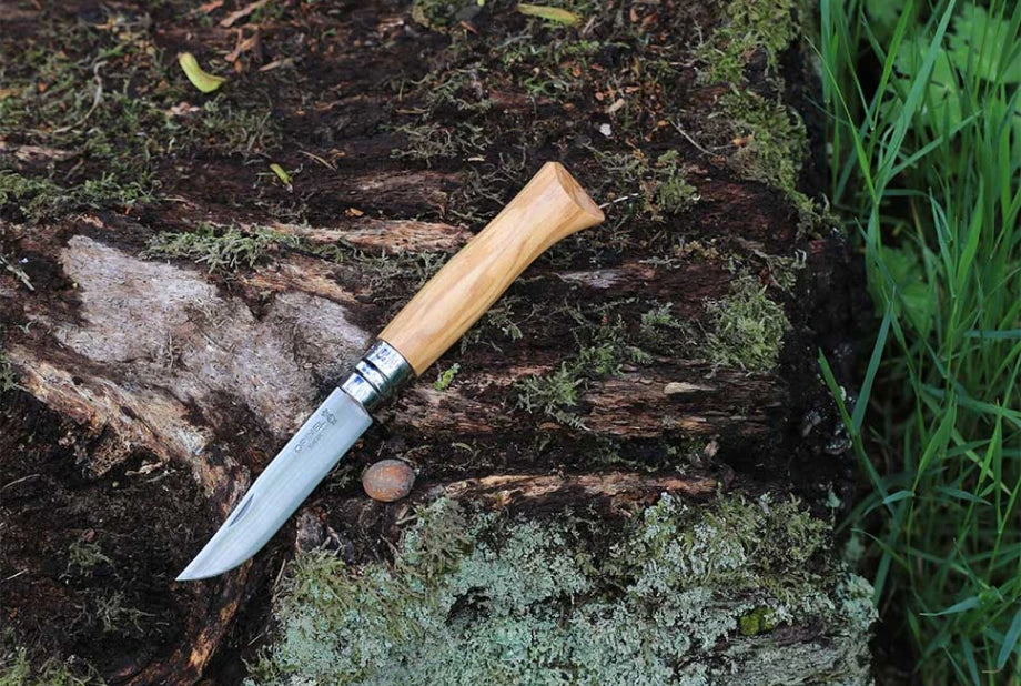 Opinel No.09 Stainless Steel Wood Handle