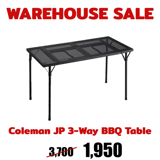 WHS Coleman JP 3-Way BBQ Table Set Asia 37308