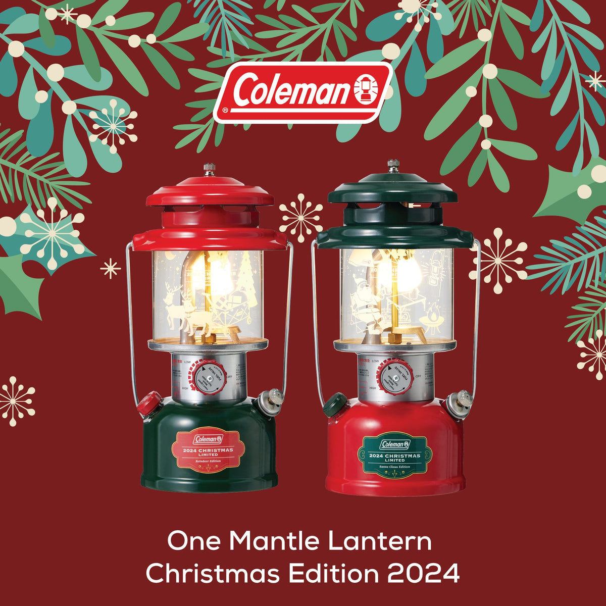 Coleman JP One Mantle Lantern Christmas Edition 2024 - Online Only —  Thailandoutdoorshop