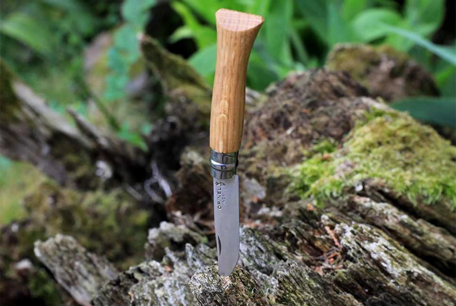 Opinel No.08 Stainless Steel Wood Handle