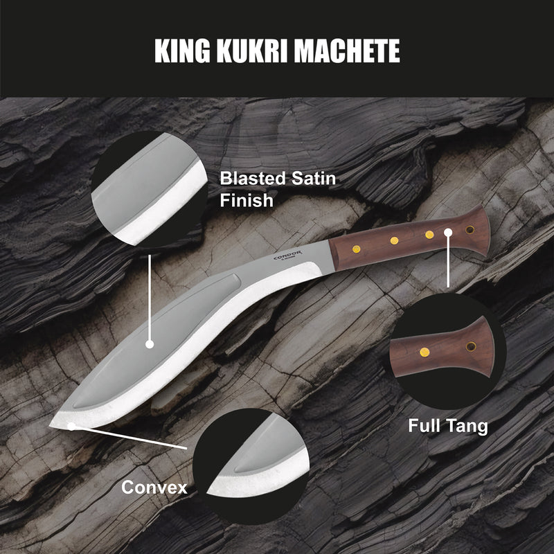 Condor King Kukri Machete (CTK1820-12.5HC)