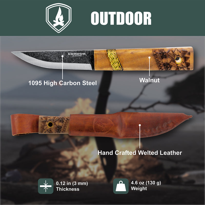 Condor Indigenous Puukko Knife (CTK2811-3.9HC)