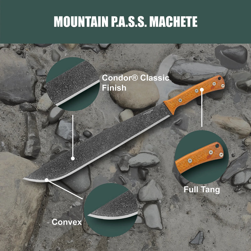 Condor Mountain Pass Machete (CTK2838-15.5HC)