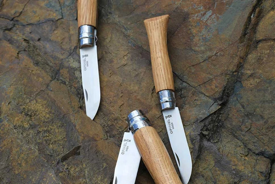 Opinel No.09 Stainless Steel Wood Handle