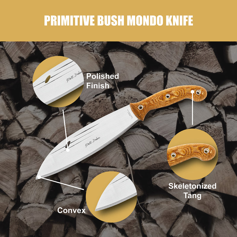 Condor Primitive Bush Mondo Knife (CTK3924-9.9)