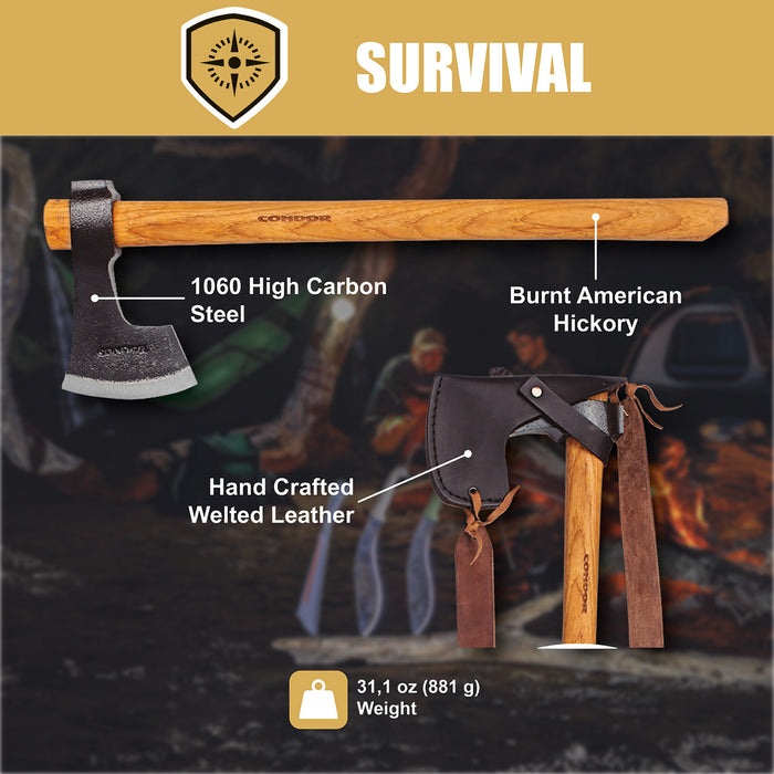 Condor Bushcraft Tomahawk (CTK3953-HC)