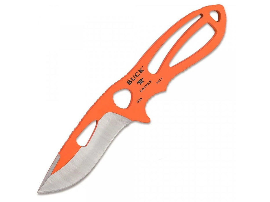 Buck 140 PakLite Skinner w/Orange Traction Coat (0140ORS)