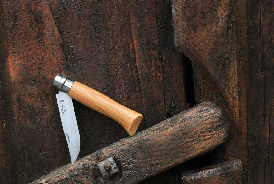 Opinel No.08 Stainless Steel Wood Handle