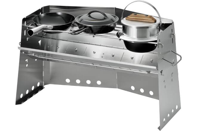 Uniflame Firewood Grill Large Twin Pot Stand