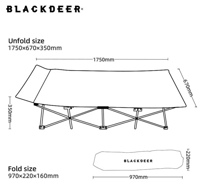 Blackdeer Folding Cot