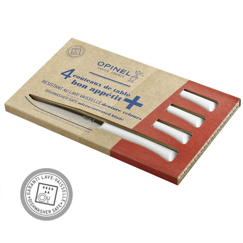 Opinel Bon Appetit+ Micro Serrated Table Knives Set Of 4