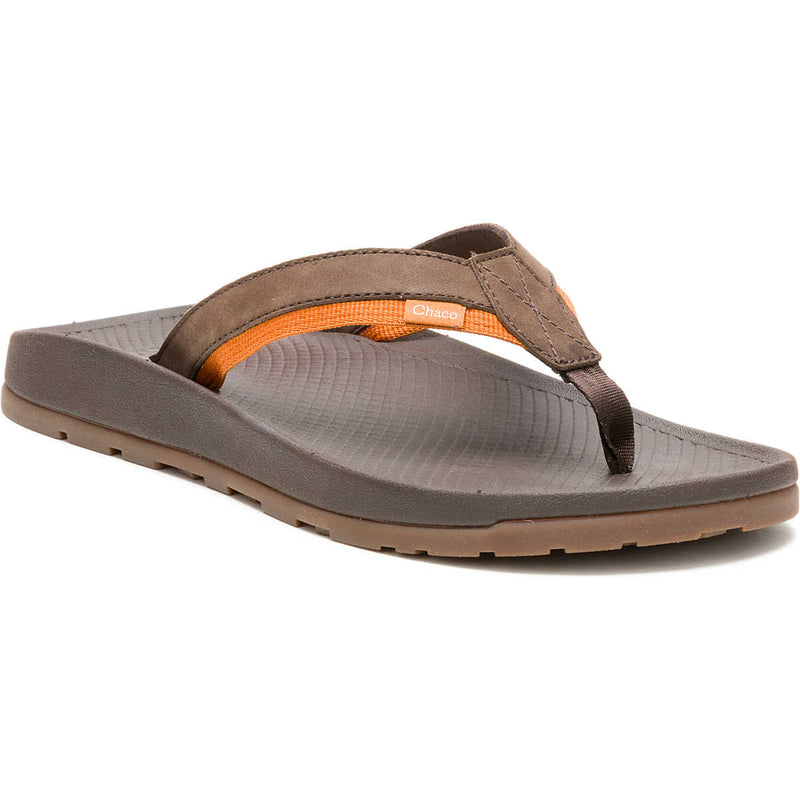 Chaco Lowdown Leather Flip  / Men / Coffee