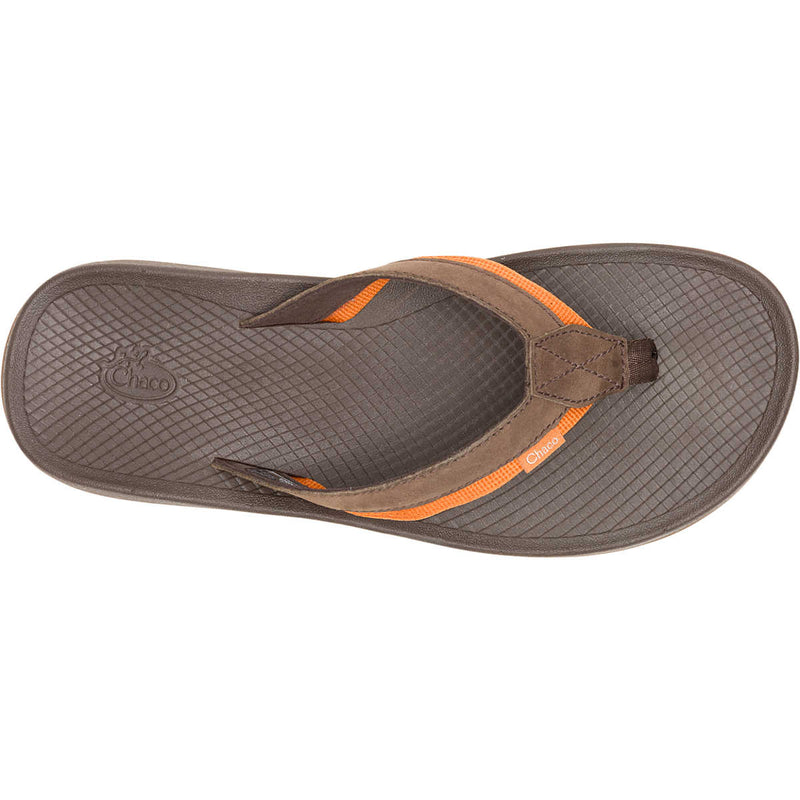 Chaco Lowdown Leather Flip  / Men / Coffee