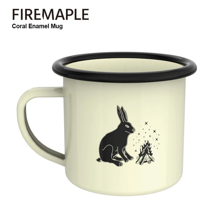 Fire Maple Coral Enamel Mug 350ml