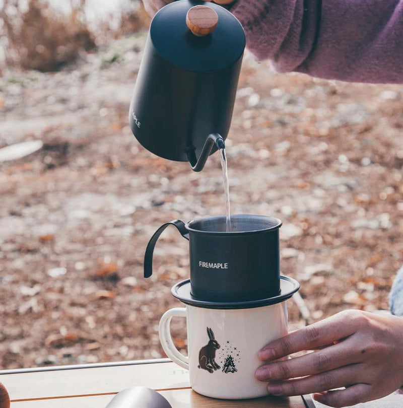 Fire Maple Coral Enamel Mug 350ml