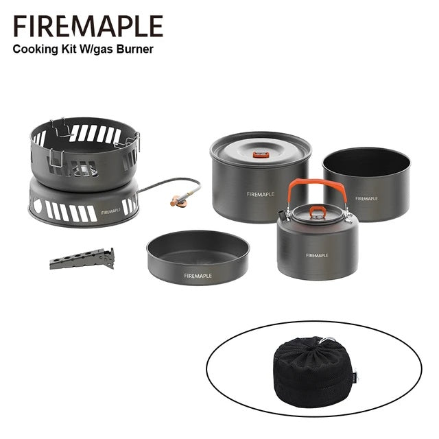 Fire Maple Cooking Kit With Gas Burner