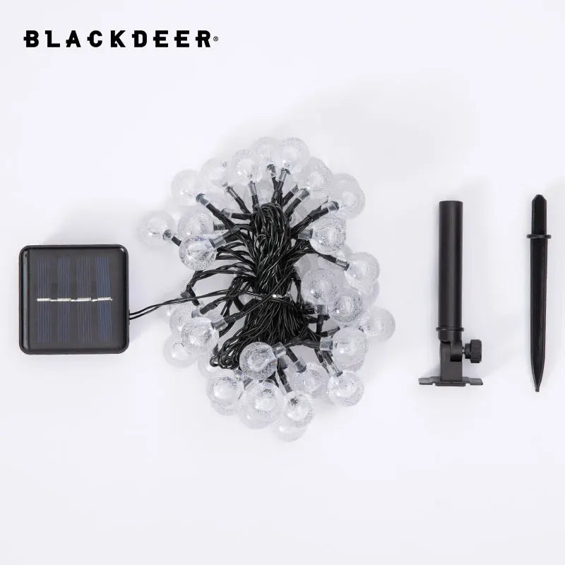 Blackdeer 2.3cm Crystal Bubble String Light Solar 7m
