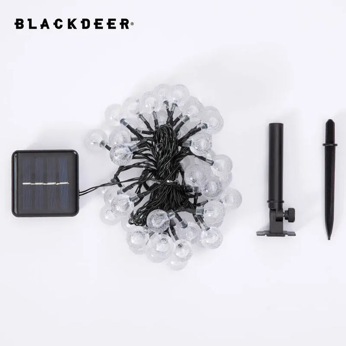Blackdeer 2.3cm Crystal Bubble String Light Solar 7m