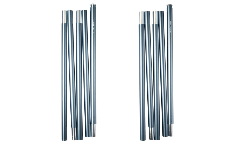 Nordisk Midgard 9.2 Pole Set Aluminium