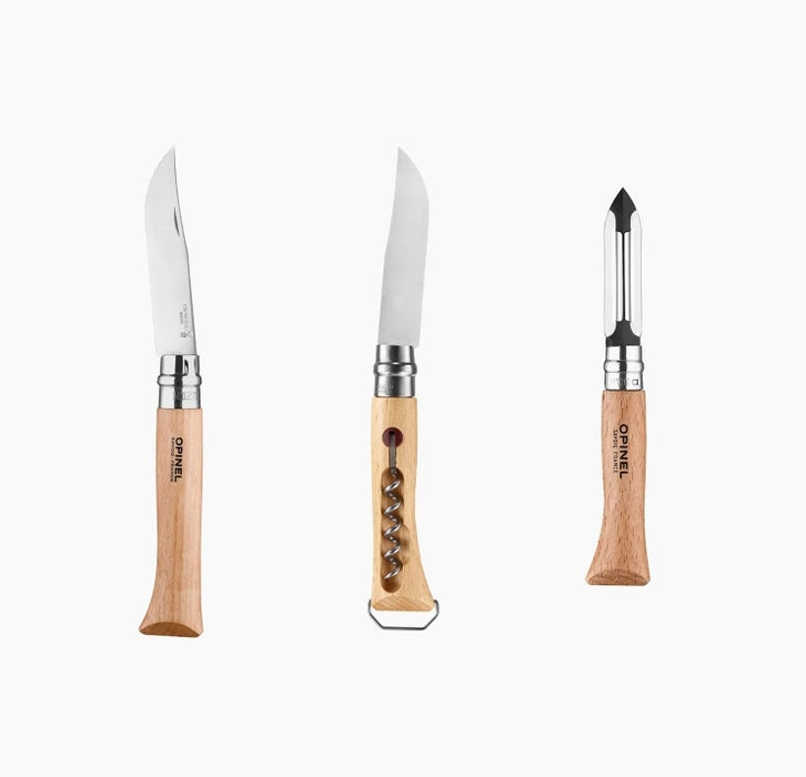 Opinel Nomad Set With No.10 Corkscrew Bottle Opener(2614)