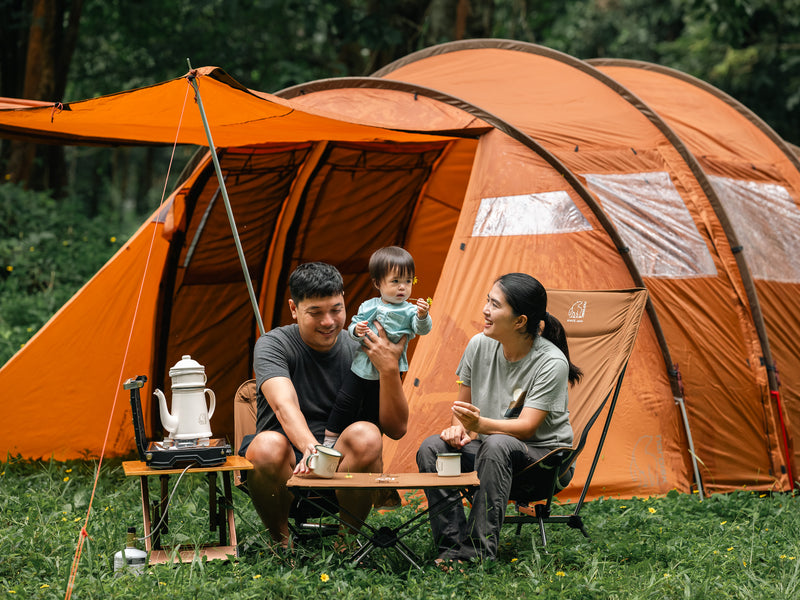 WHS Nordisk Reisa 6 PU Tent Cashew Brown