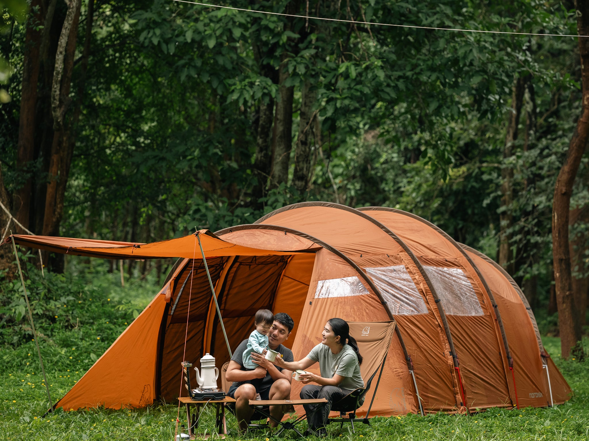 WHS Nordisk Reisa 6 PU Tent Cashew Brown — Thailandoutdoorshop