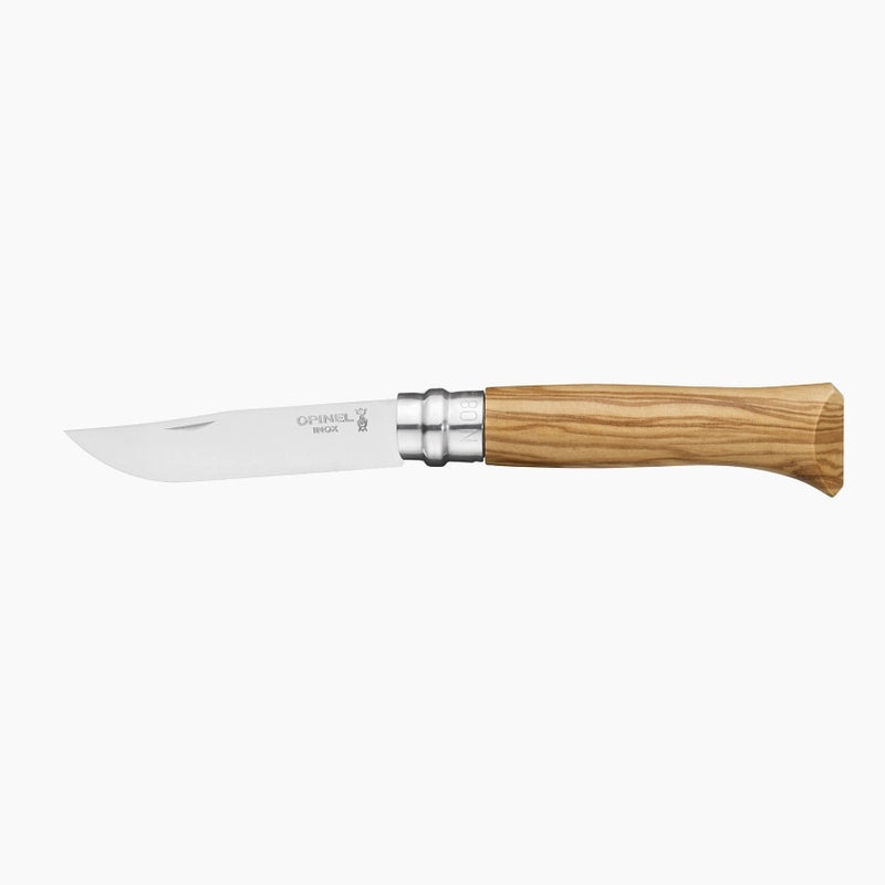Opinel No.08 Olivewood + Sheath Set (1004)