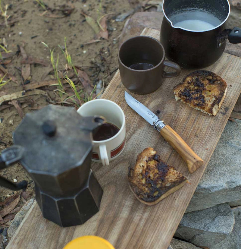 Opinel No.08 Olivewood + Sheath Set (1004)