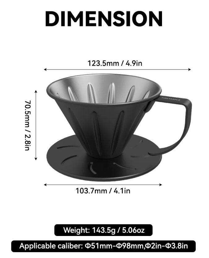 Fire Maple Orca Pour Over Coffee Filter