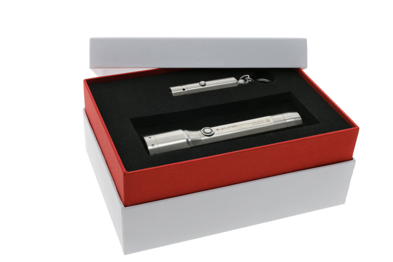 WHS Ledlenser P5R Core & V8 Stainless Set