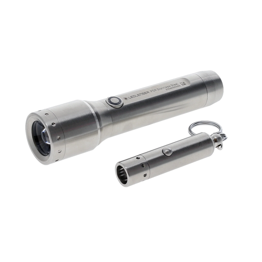 WHS Ledlenser P5R Core & V8 Stainless Set