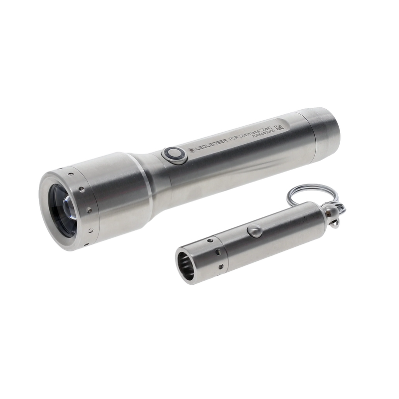 WHS Ledlenser P5R Core & V8 Stainless Set
