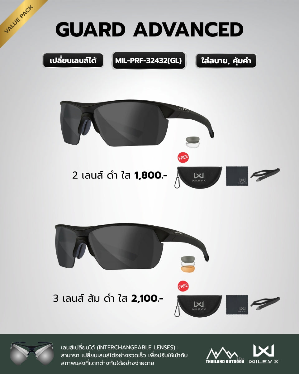 Wiley-X Guard Advanced — Thailandoutdoorshop