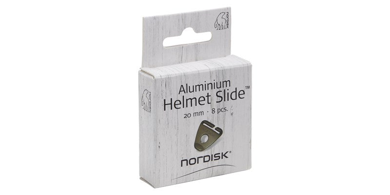 Nordisk Aluminium Helmet Slide 20 mm (8 pc) Mud Brown