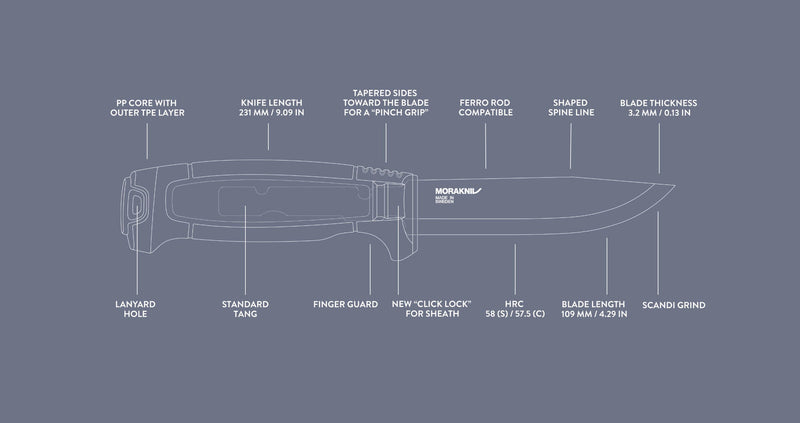 Morakniv Amberg Black Blade (C)