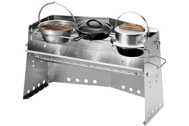 Uniflame Firewood Grill Large Twin Pot Stand