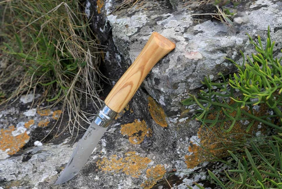 Opinel No.09 Stainless Steel Wood Handle