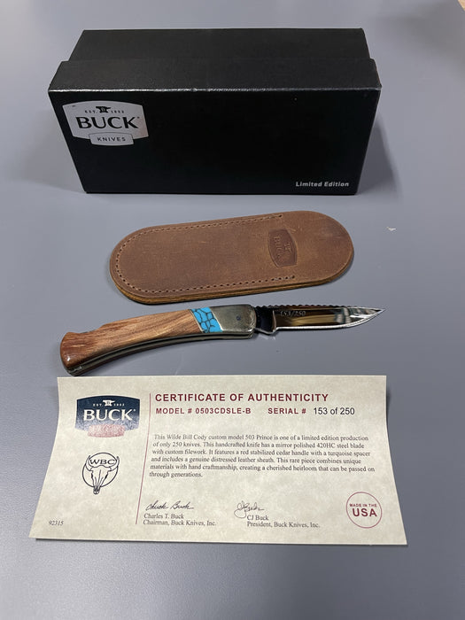 Buck 503 Prince Cedar (0503CDSLE) Limited Edition