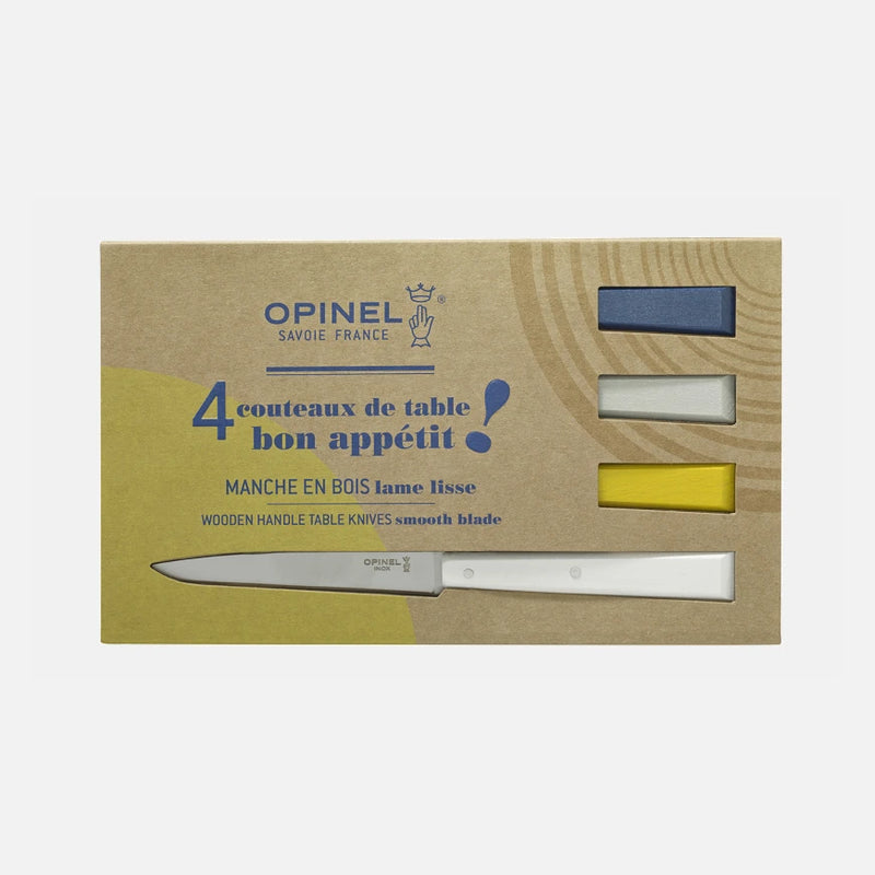 Opinel Bon Appetit Table Knives Set Of 4