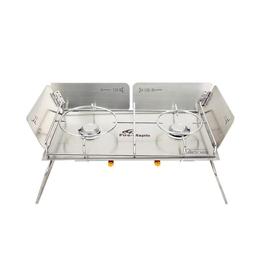WHS Fire Maple Stainless Double Stove